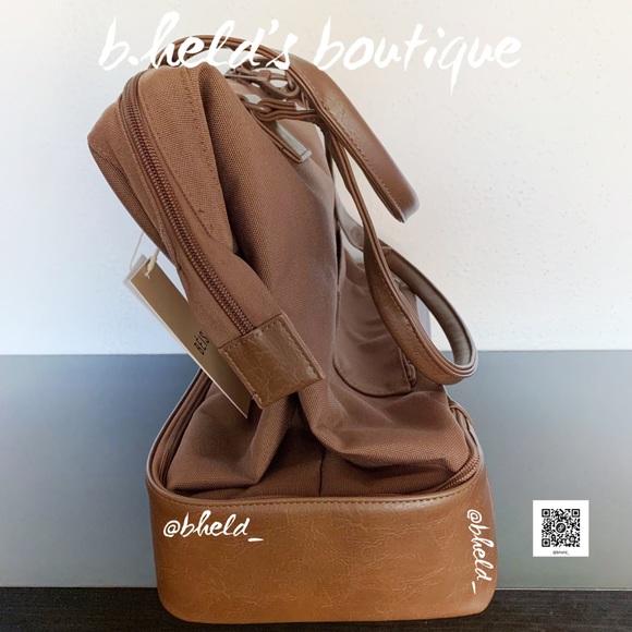 BÉIS The Mini Weekender in Maple Brown Brand New NWT - Picture 7 of 16